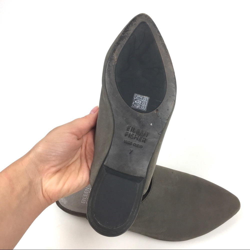 Eileen Fisher Mule Slide Flats Pointed Toe Blog - image 4